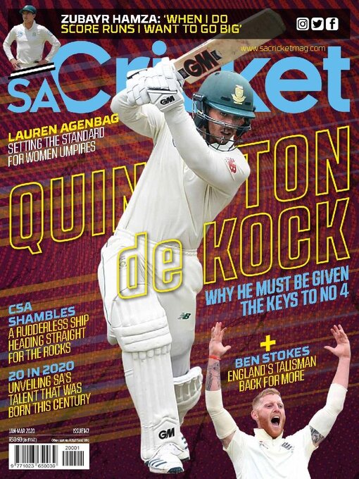 Title details for SA CRICKET by Highbury Media T/A Habari Media - Wait list